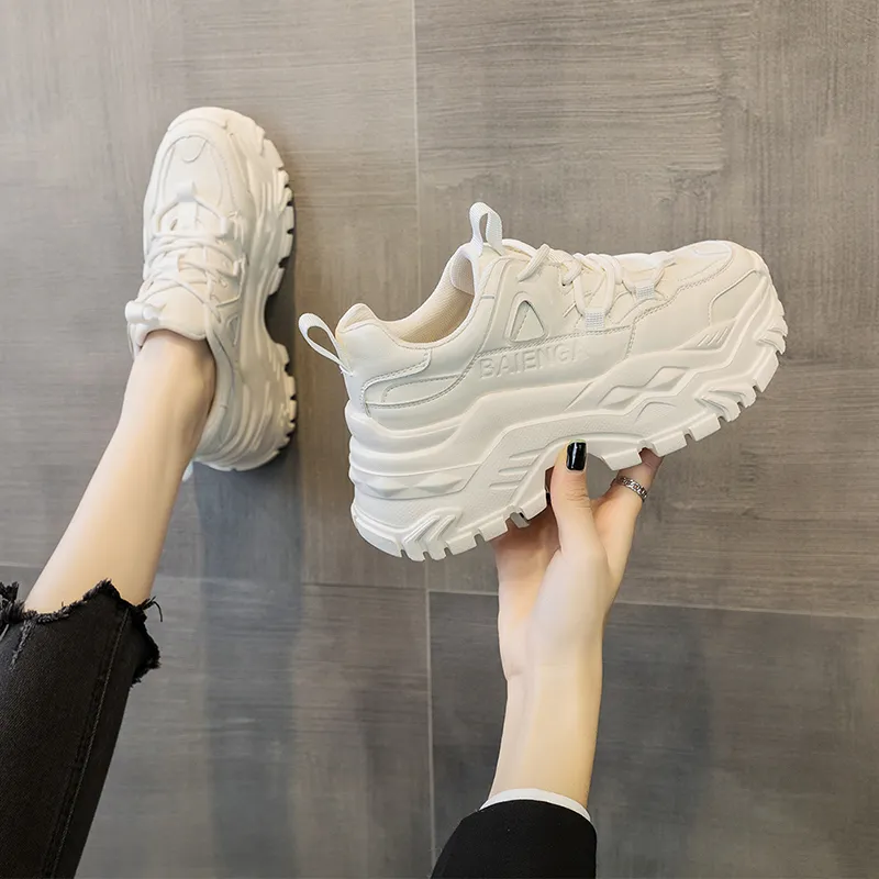 Ruomini Height Increasing Low-Top Chunky Sneakers Women's-1