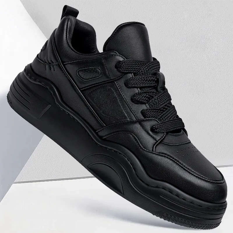 Ruomini Anti Slip Wear Resistant Low Top Skateboard Shoes Men's-1