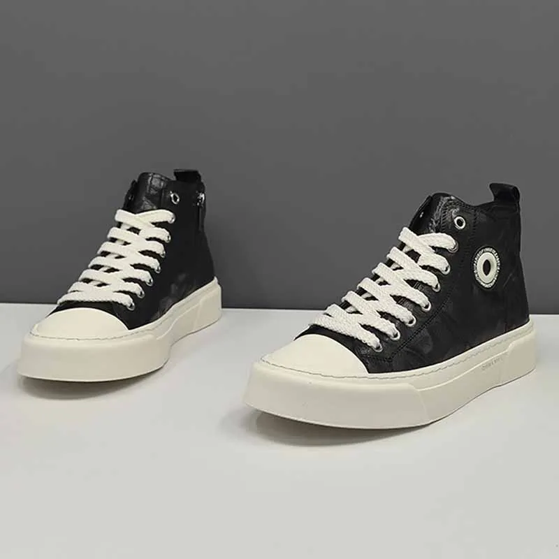 Ruomini High-Top Skateboard Shoes Men's-7