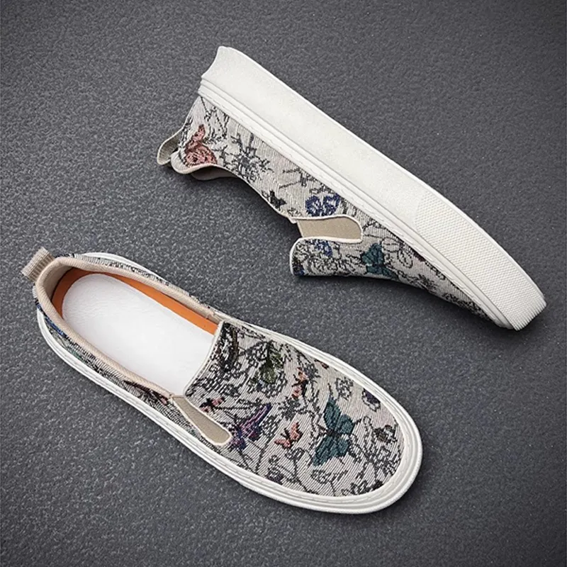 Ruomini Breathable And Lightweight Low Top Canvas Shoes Men's-2