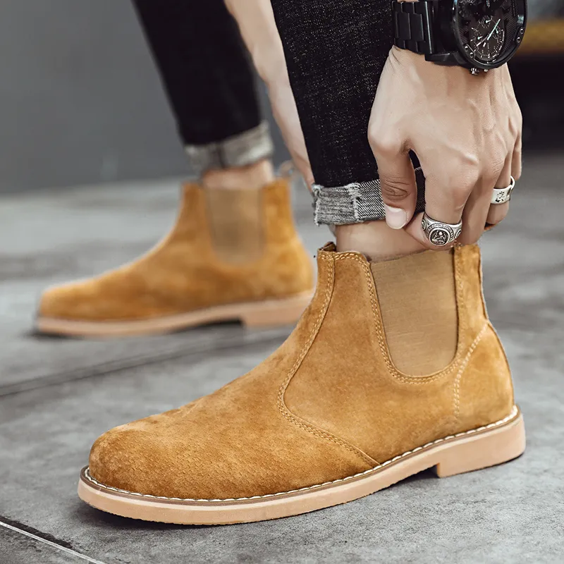 Ruomini Short Chelsea Boots Men's-2