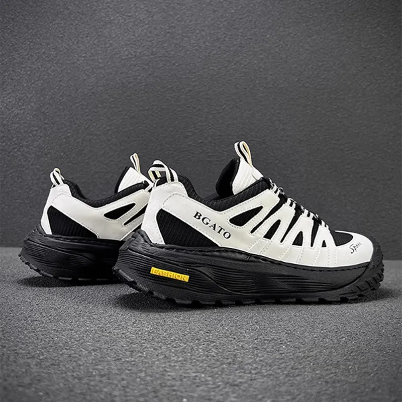 Ruomini Slip Resistant And Breathable Low Top Casual Shoes Men's-9