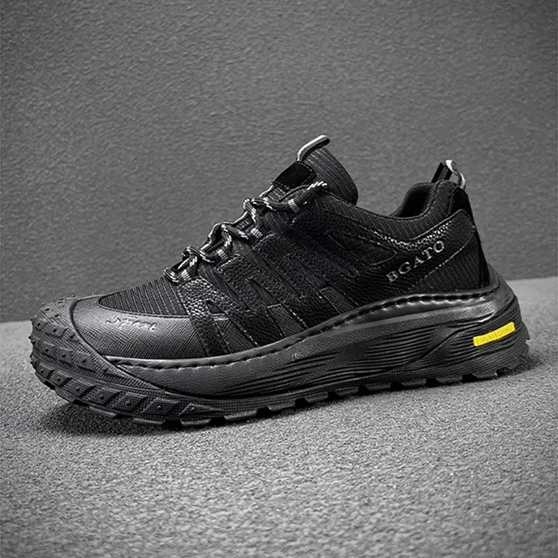 Ruomini Slip Resistant And Breathable Low Top Casual Shoes Men's-1