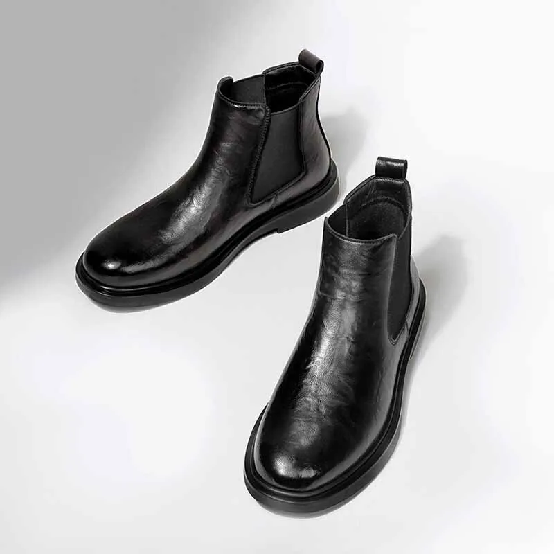 Ruomini Short Chelsea Boots Men's-23