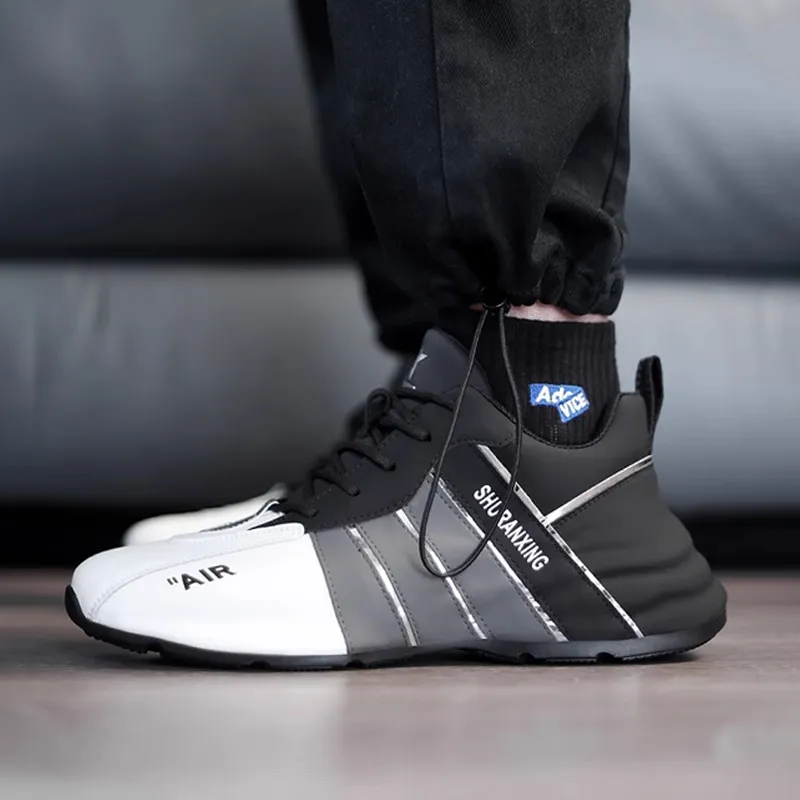 Ruomini Anti Slip And Wear Resistant Height Increasing Low Top Casual Shoes Men's-1
