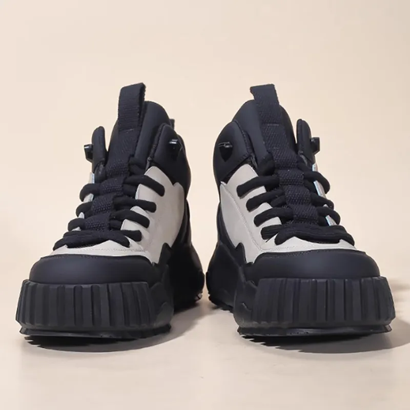 Ruomini High Top Casual Shoes Men's-2