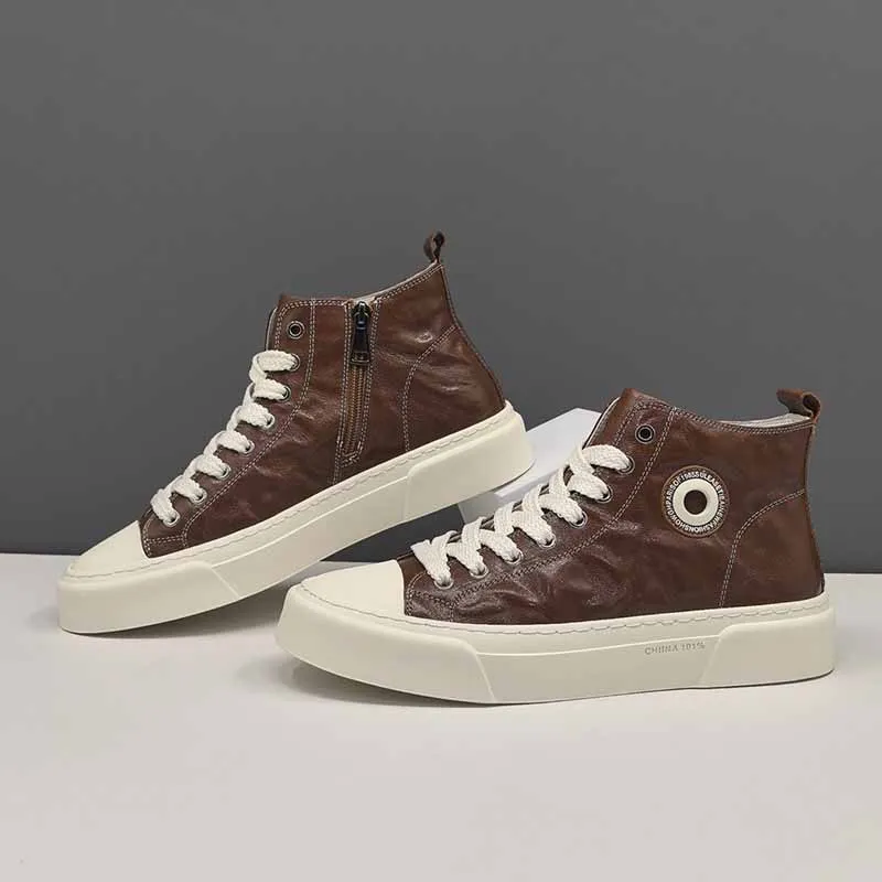 Ruomini High-Top Skateboard Shoes Men's-1