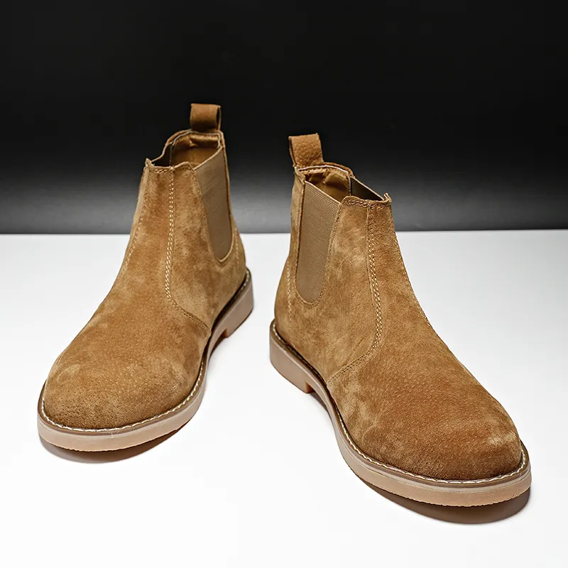 Ruomini Short Chelsea Boots Men's-3