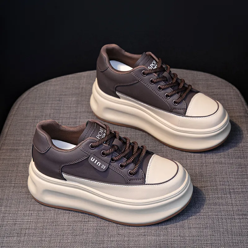 Ruomini Height Increasing Low Top Casual Shoes Women's-5