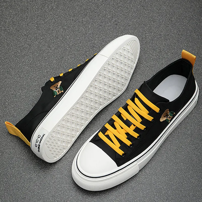 Ruomini Anti-Slip Wear-Resistant Low-Top Canvas Shoes Men's-6
