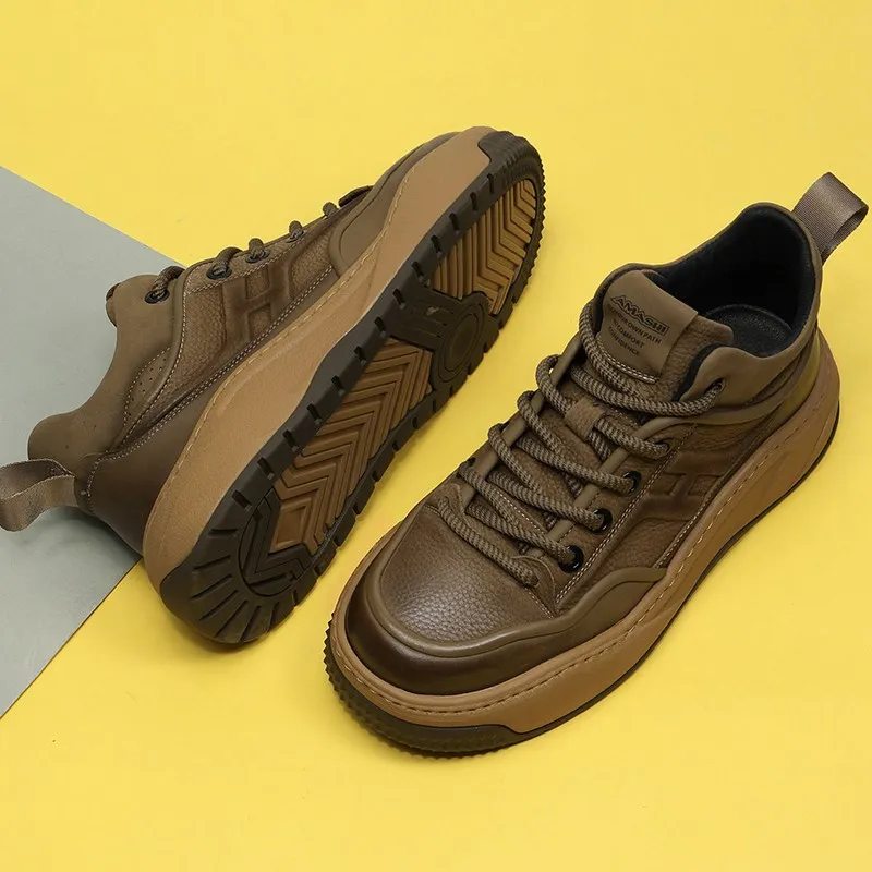 Ruomini High-Top Casual Shoes Men's-4