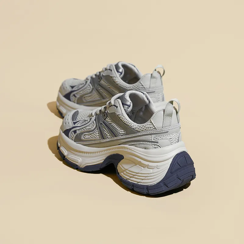 Ruomini Height Increasing Low Top Chunky Sneakers Women's-5
