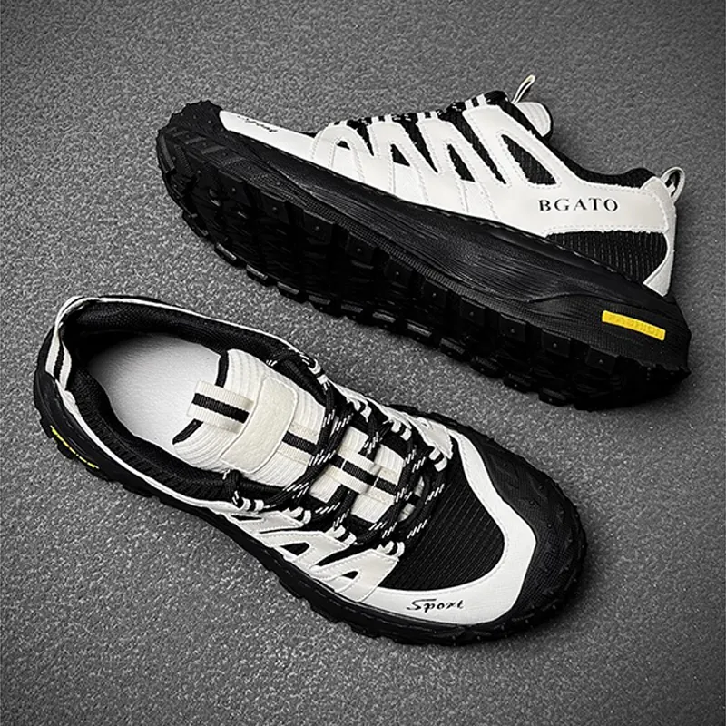 Ruomini Slip Resistant And Breathable Low Top Casual Shoes Men's-8