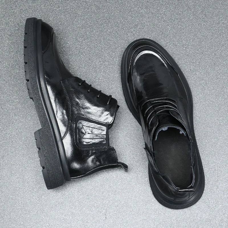 Ruomini Ankle Boots Men's Black-3