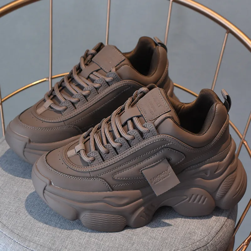 Ruomini Wear-Resistant Low-Top Chunky Sneakers Women's-6
