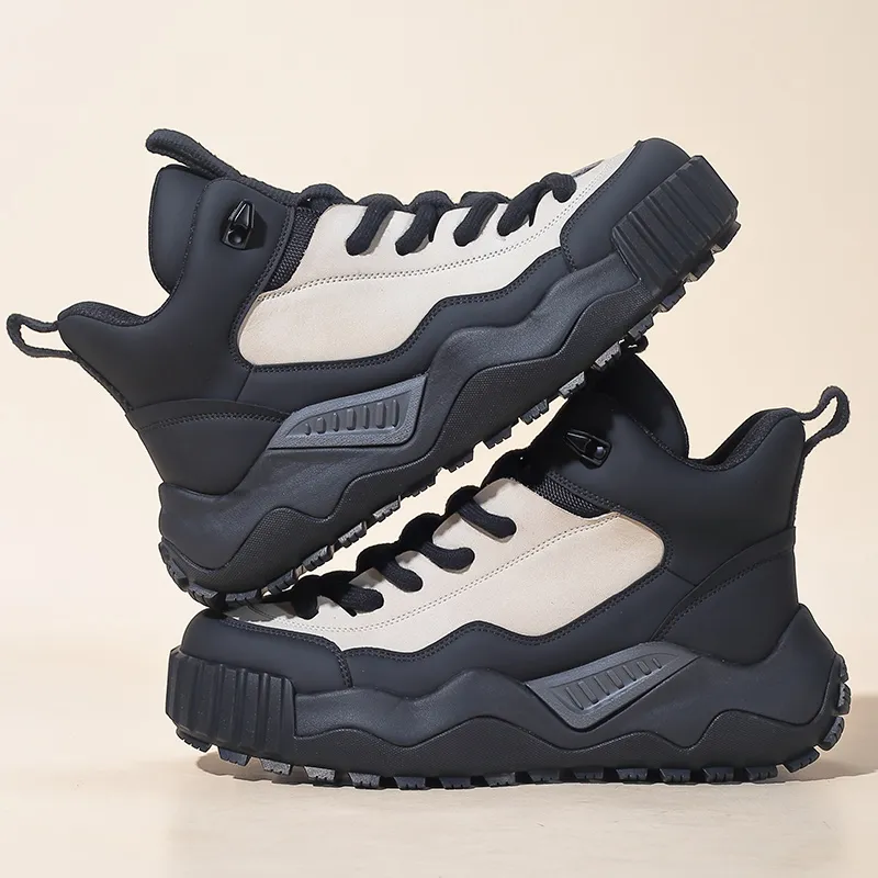 Ruomini High Top Casual Shoes Men's-3