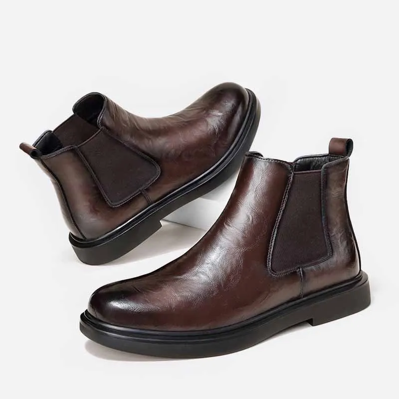 Ruomini Short Chelsea Boots Men's-18