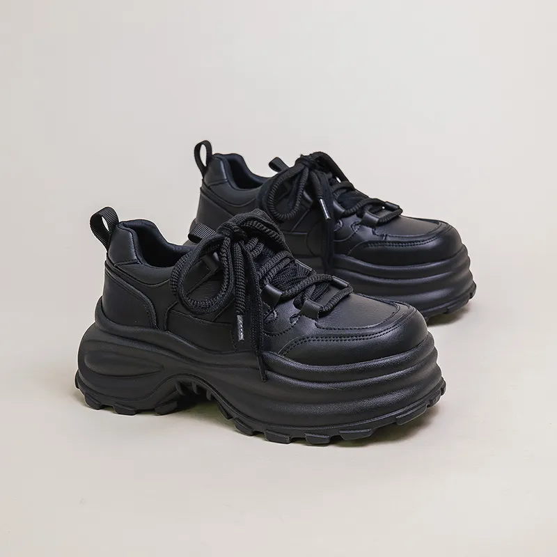 Ruomini Slip-Resistant Low-Top Chunky Sneakers Women's-6
