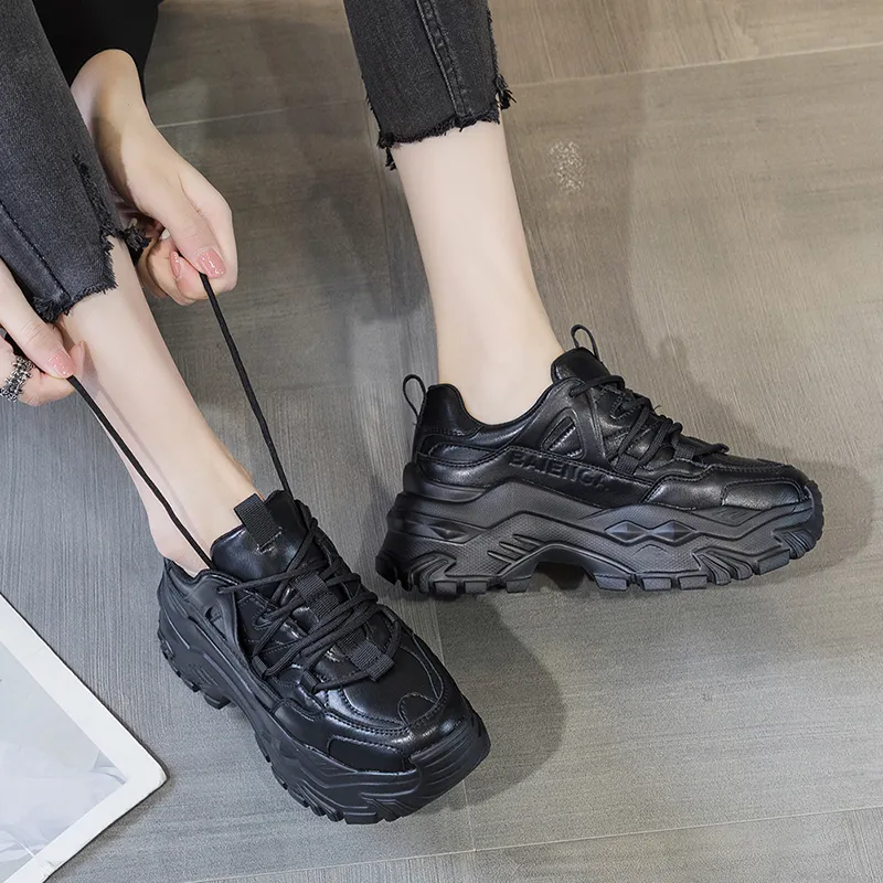 Ruomini Height Increasing Low-Top Chunky Sneakers Women's-2