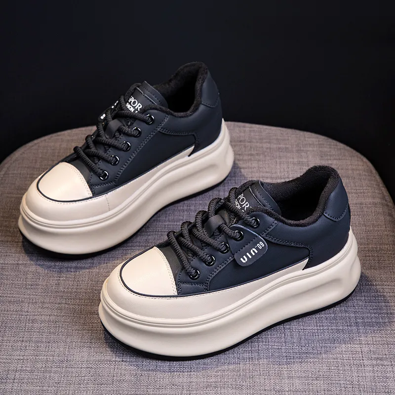 Ruomini Height Increasing Low Top Casual Shoes Women's-3