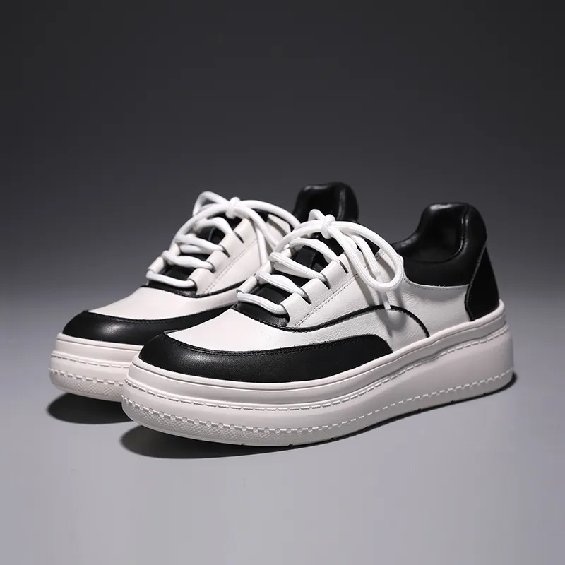 Ruomini Anti Slip And Wear Resistant Lightweight Low Top Skateboard Shoes Women's-6