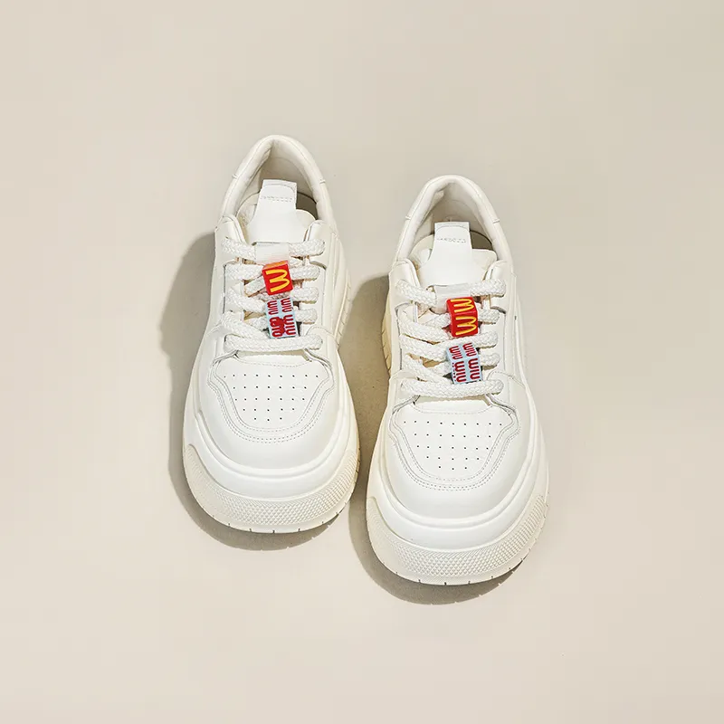 Ruomini Skateboard Shoes Women's White-2