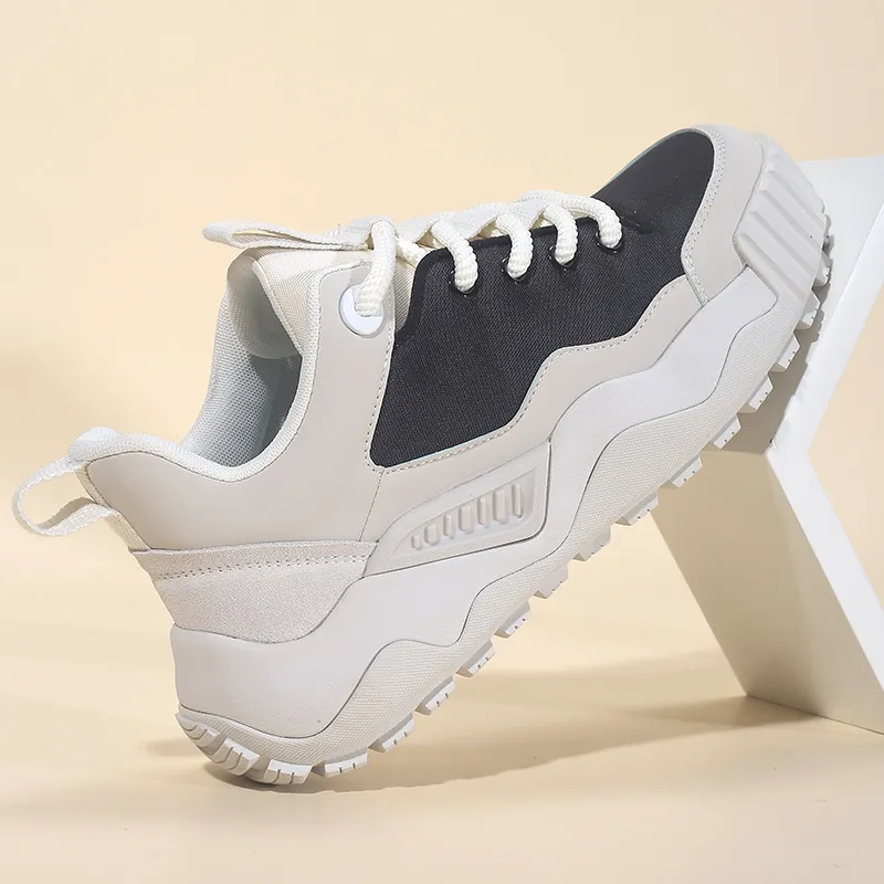 Ruomini Abrasion Resistant Lightweight Height Increasing Low Top Casual Shoes Men's-3