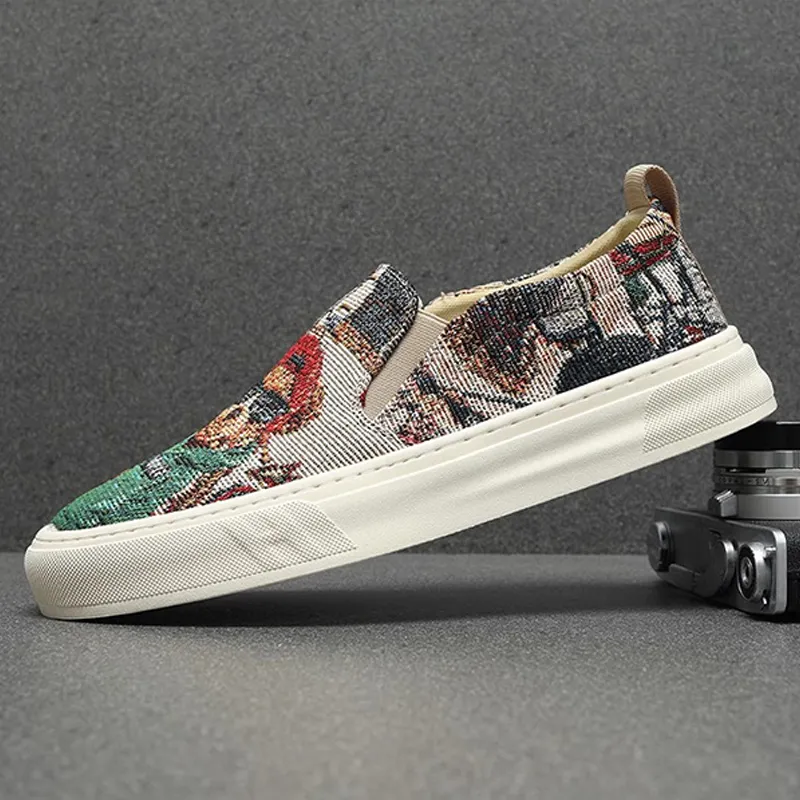 Ruomini Breathable Low Top Skateboard Shoes Men's-1