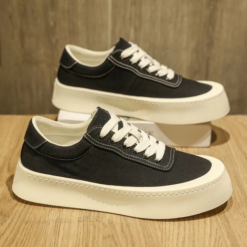 Ruomini Slip Resistant Low Top Skateboard Shoes Men's-2