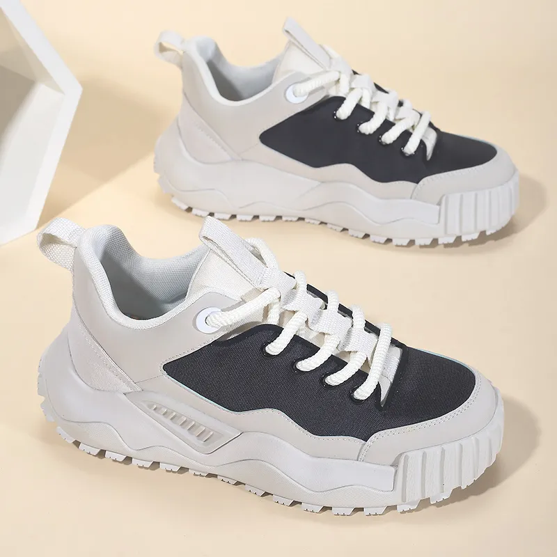 Ruomini Abrasion Resistant Lightweight Height Increasing Low Top Casual Shoes Men's-2
