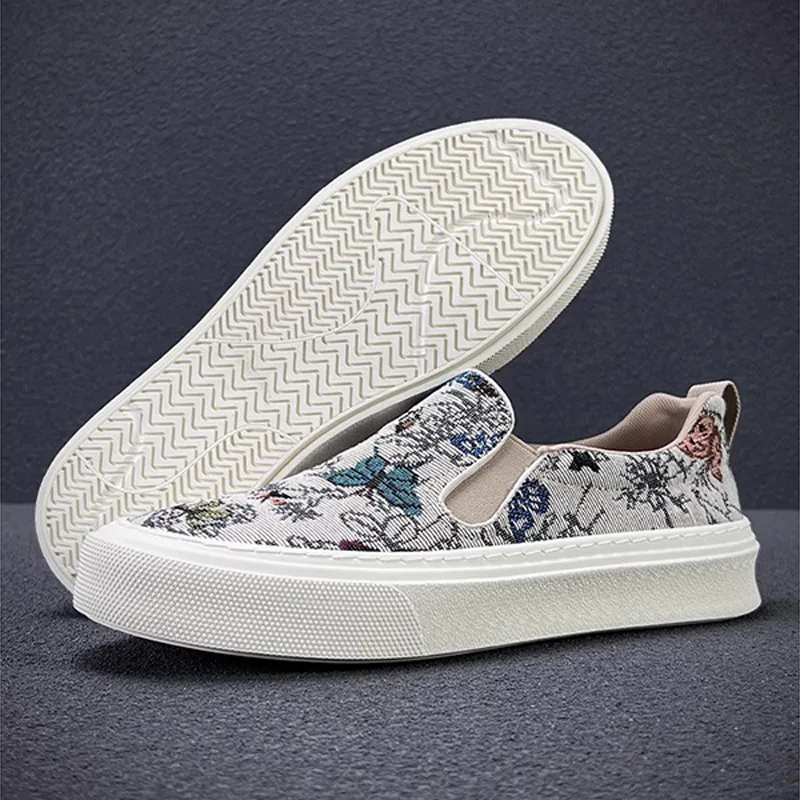 Ruomini Breathable And Lightweight Low Top Canvas Shoes Men's-5