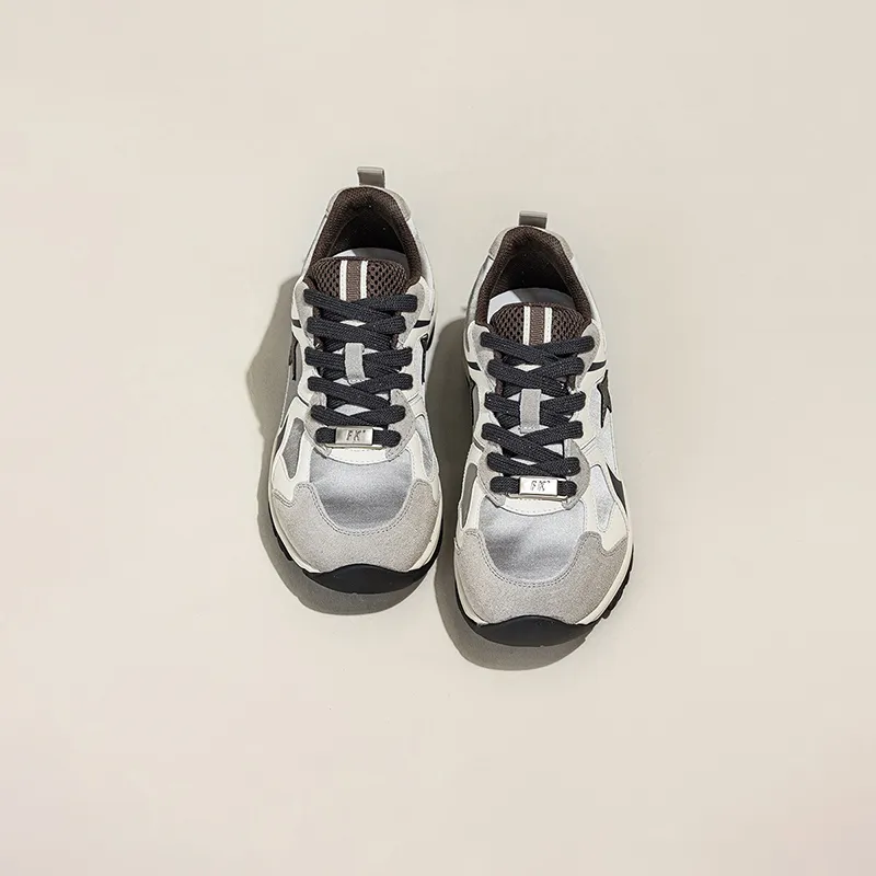 Ruomini Anti-Slip And Wear-Resistant Height Increasing Low-Top Casual Shoes Women's-5