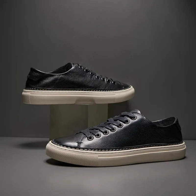 Ruomini Lightweight Low Top Skateboard Shoes Men's-1