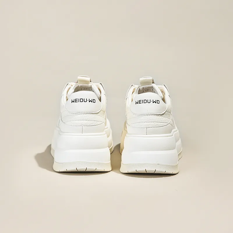 Ruomini Skateboard Shoes Women's White-4