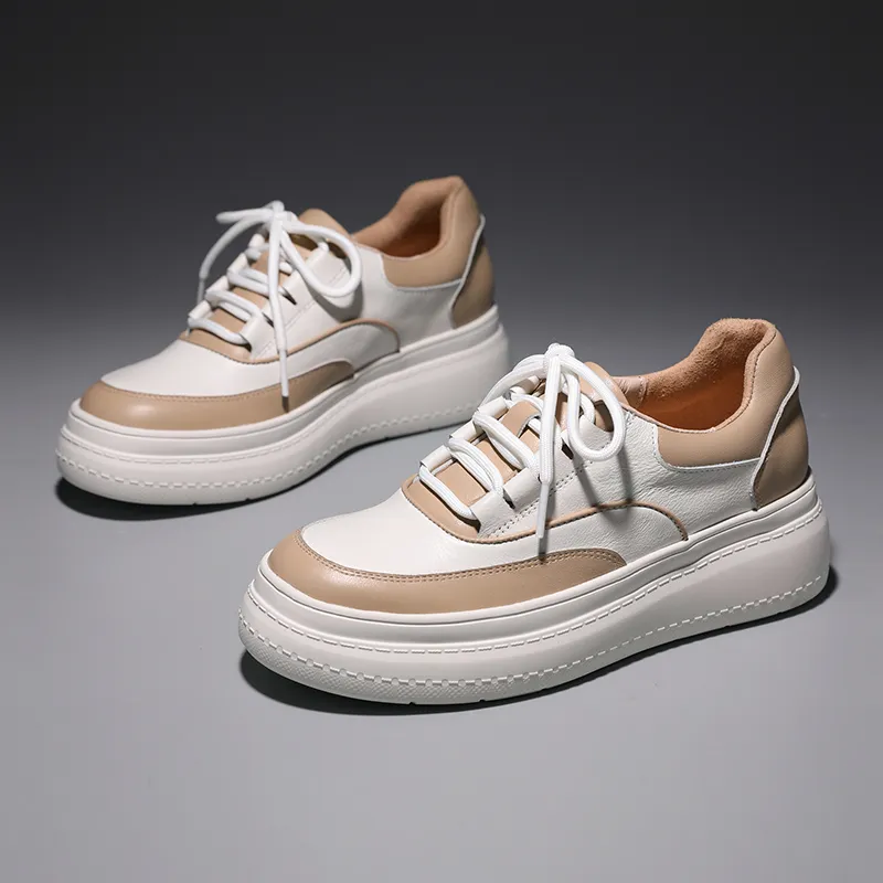 Ruomini Anti Slip And Wear Resistant Lightweight Low Top Skateboard Shoes Women's-3