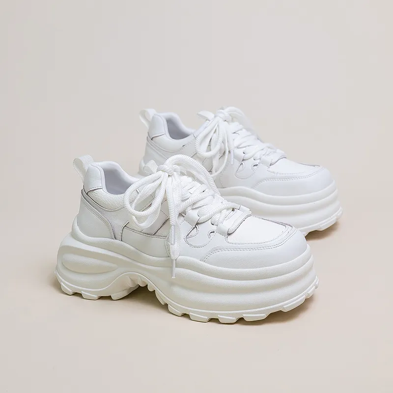 Ruomini Slip-Resistant Low-Top Chunky Sneakers Women's-7