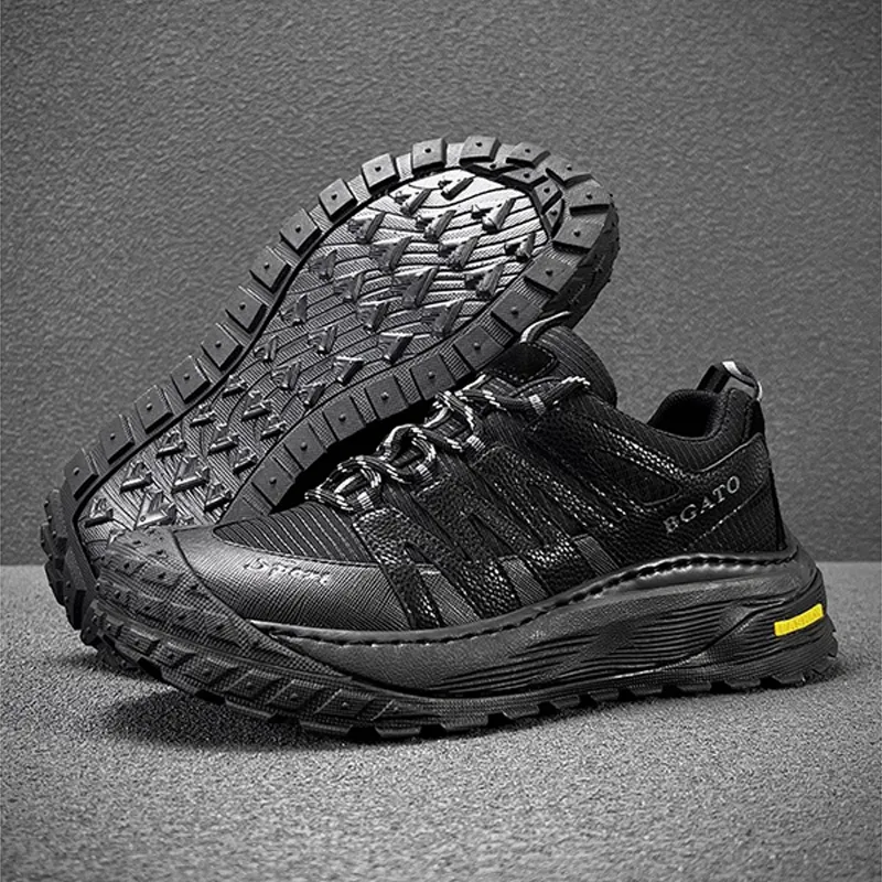 Ruomini Slip Resistant And Breathable Low Top Casual Shoes Men's-5