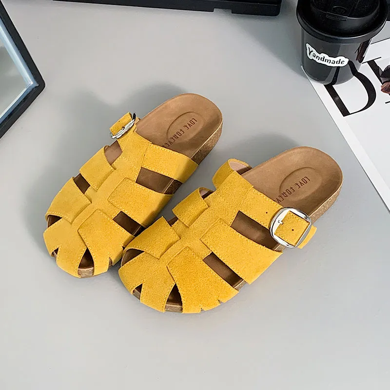 BARDILEV Rhinestone Cuffed Abrasion Resistant Slip Resistant Closed Toe Slippers Women's-8