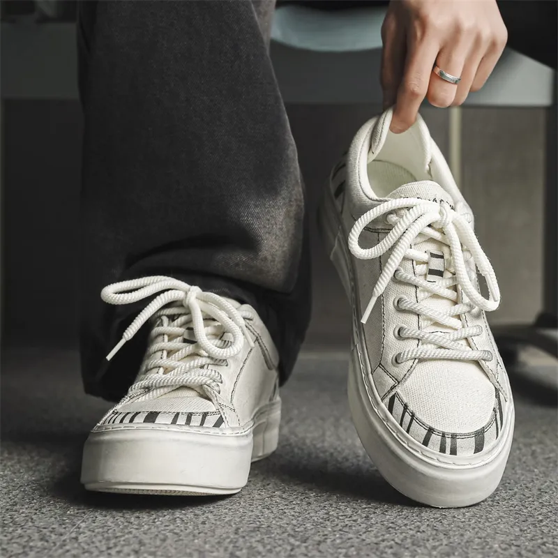 BARDILEV Low Top Canvas Shoes Men's-4