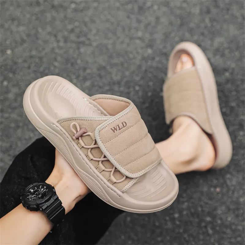 BARDILEV Slip Resistant Abrasion Resistant Slide Slippers Men's-8