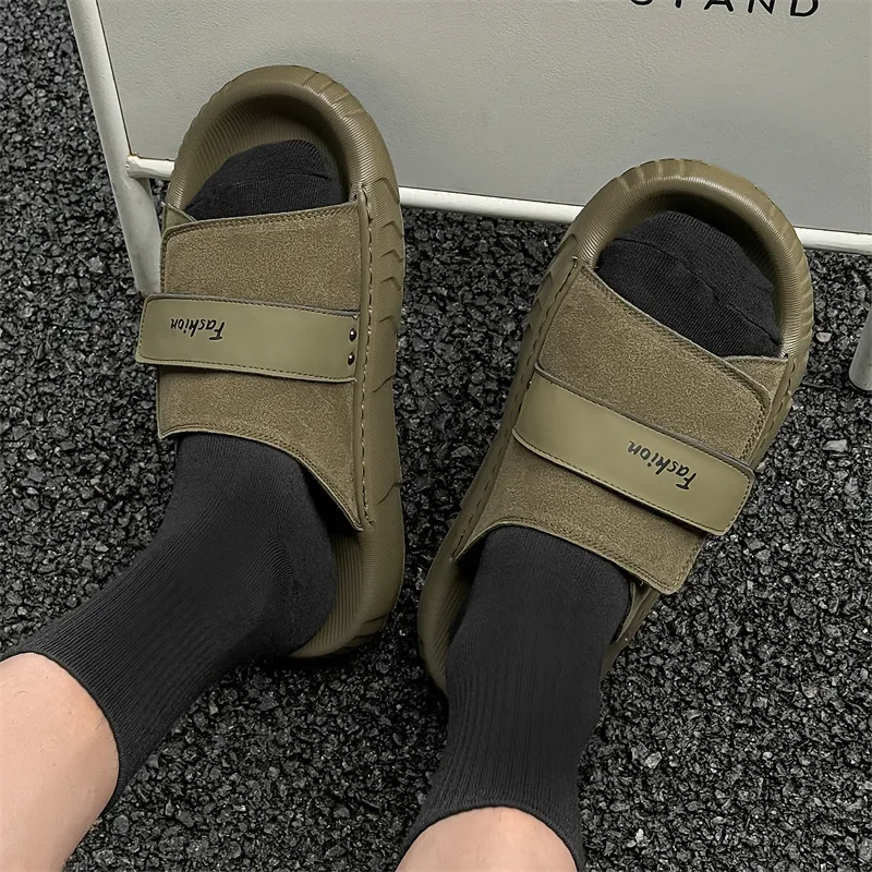 BARDILEV Slip Resistant Odor Resistant Abrasion Resistant Quick Dry Slide Slippers Men's-3