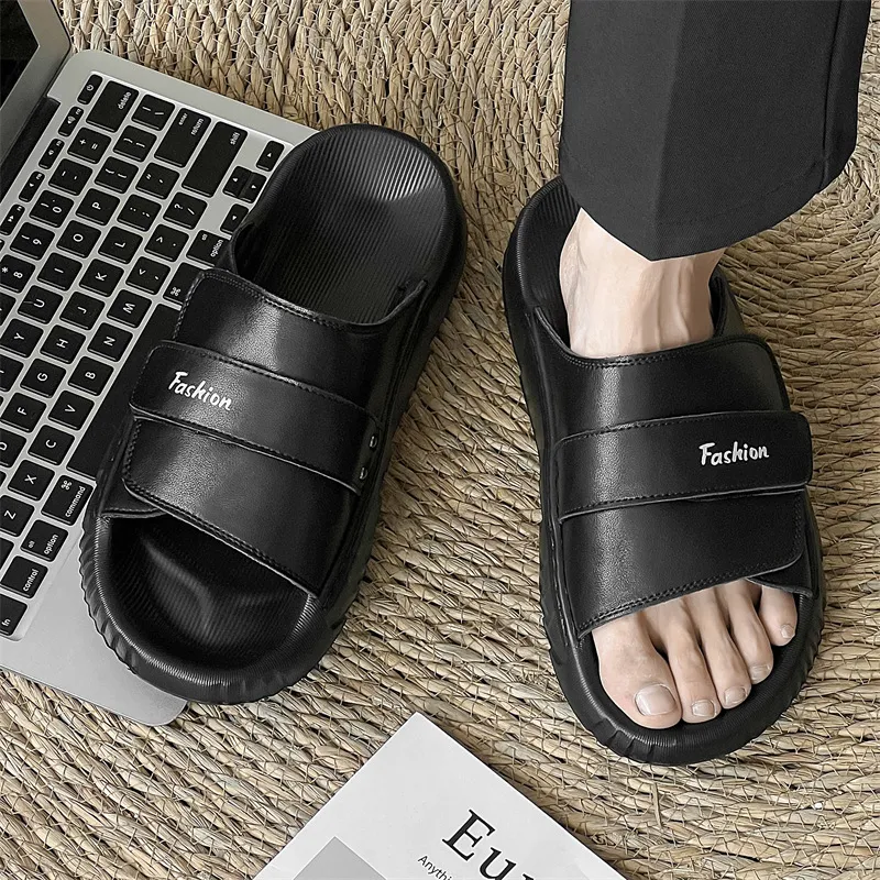 BARDILEV Slip Resistant Odor Resistant Abrasion Resistant Quick Dry Slide Slippers Men's-8