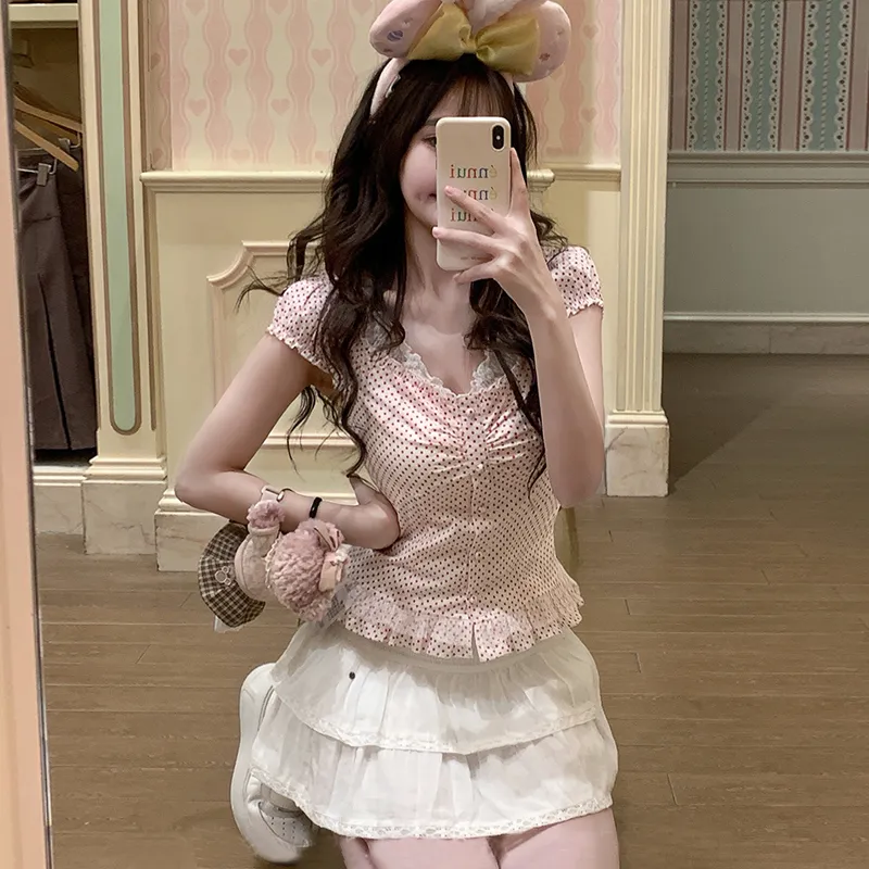 XUANSHU Two Piece Skirt Sets Women's-10