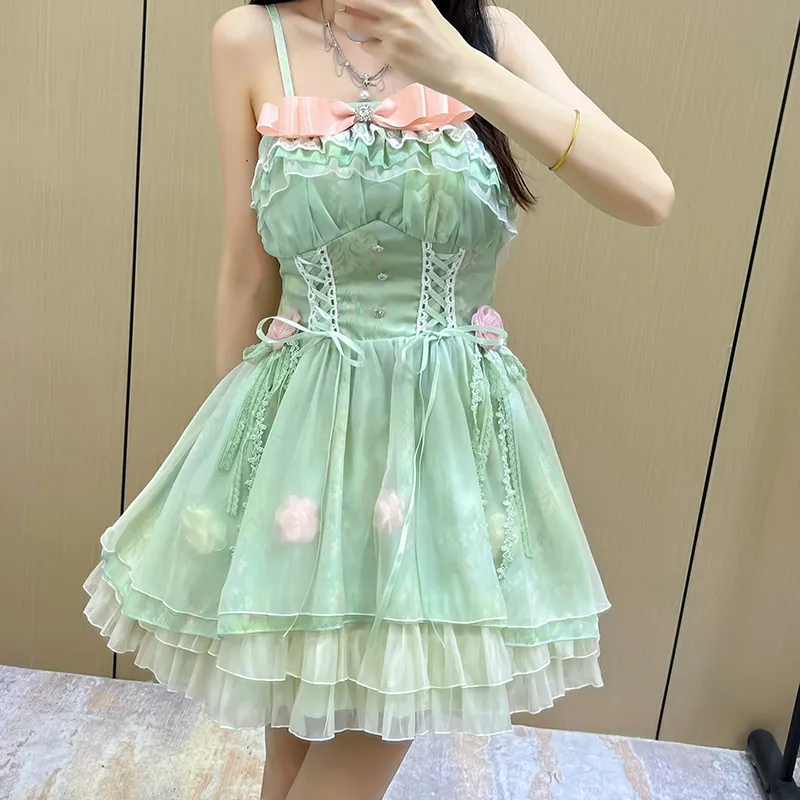 XUANSHU Short Sleeved Dress Women's-19