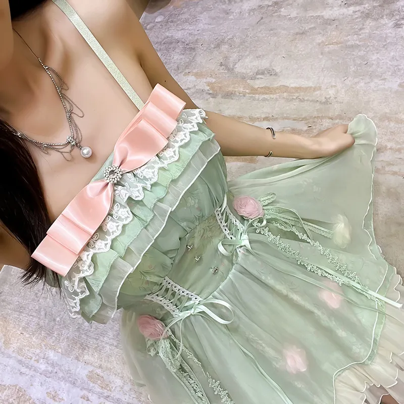XUANSHU Short Sleeved Dress Women's-16