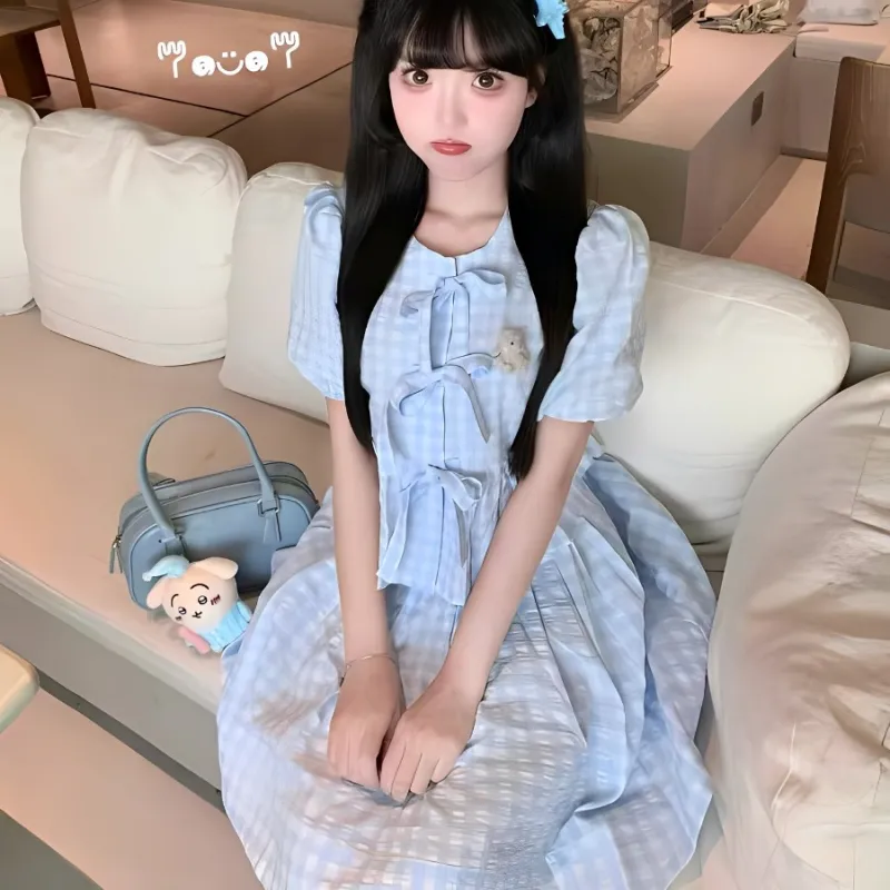 XUANSHU Two Piece Skirt Sets Women's-5