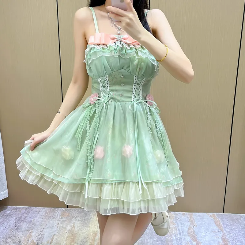 XUANSHU Short Sleeved Dress Women's-20