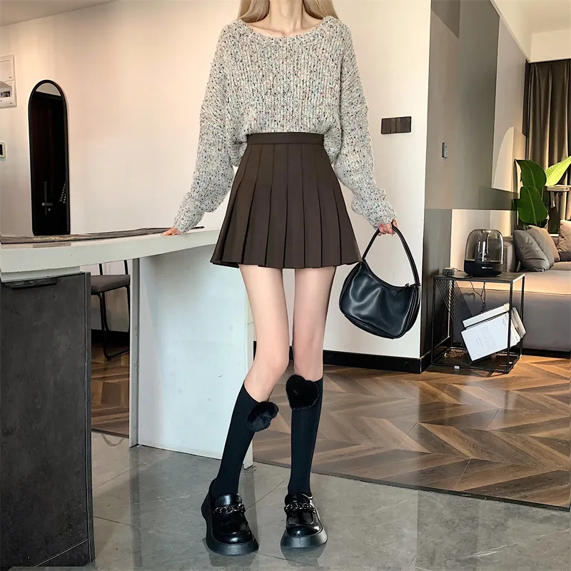 XUANSHU Casual Short Skirts Women's-4