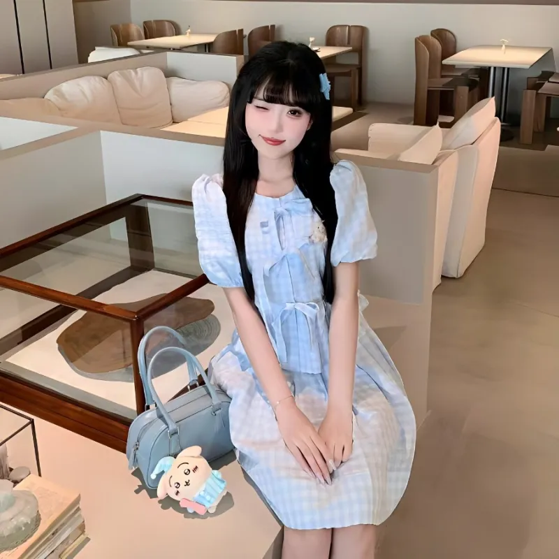 XUANSHU Two Piece Skirt Sets Women's-4