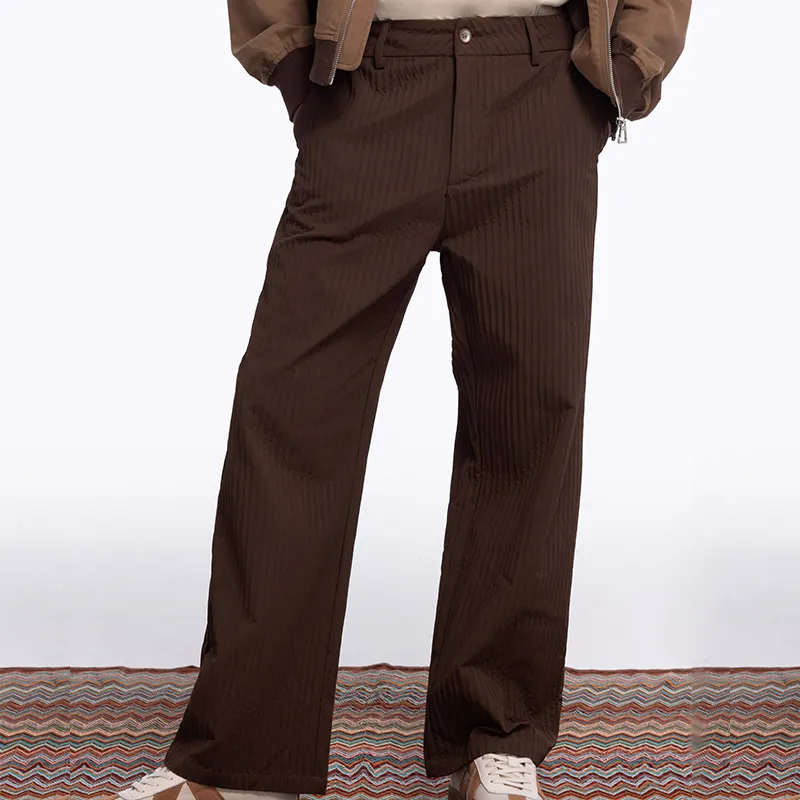 REDH Casual Pants Unisex Dark Brown-5